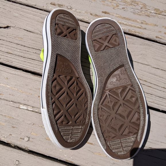 Y2K Vintage Unisex Neon Green Converse All Stars - Picture 7 of 11